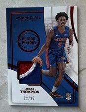 2023-24 Panini Immaculate Collection Rookie Materials Red Ausar Thompson /25 RC