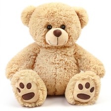 LotFancy 17'' Teddy Bear Stuffed Animal, Large Brown Bear Plush Toy, Gift for