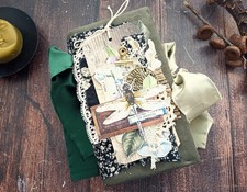 Junk Journal Handmad Forest Birds Notebook for Sale Botanical 8x4