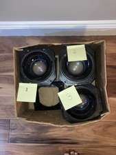 Lot of 3 Vintage X-Ray Optical Lenses 7X-107-10 490P01301 Parts Repair AS IS