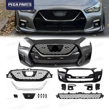 Skyline 400R Style Front Bumper Grille Conversion Set For 2014-2022 Infiniti Q50