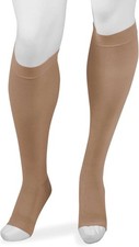 Juzo Assist Knee High, Open Toe, Short, 30-40mmHg Size: III Beige