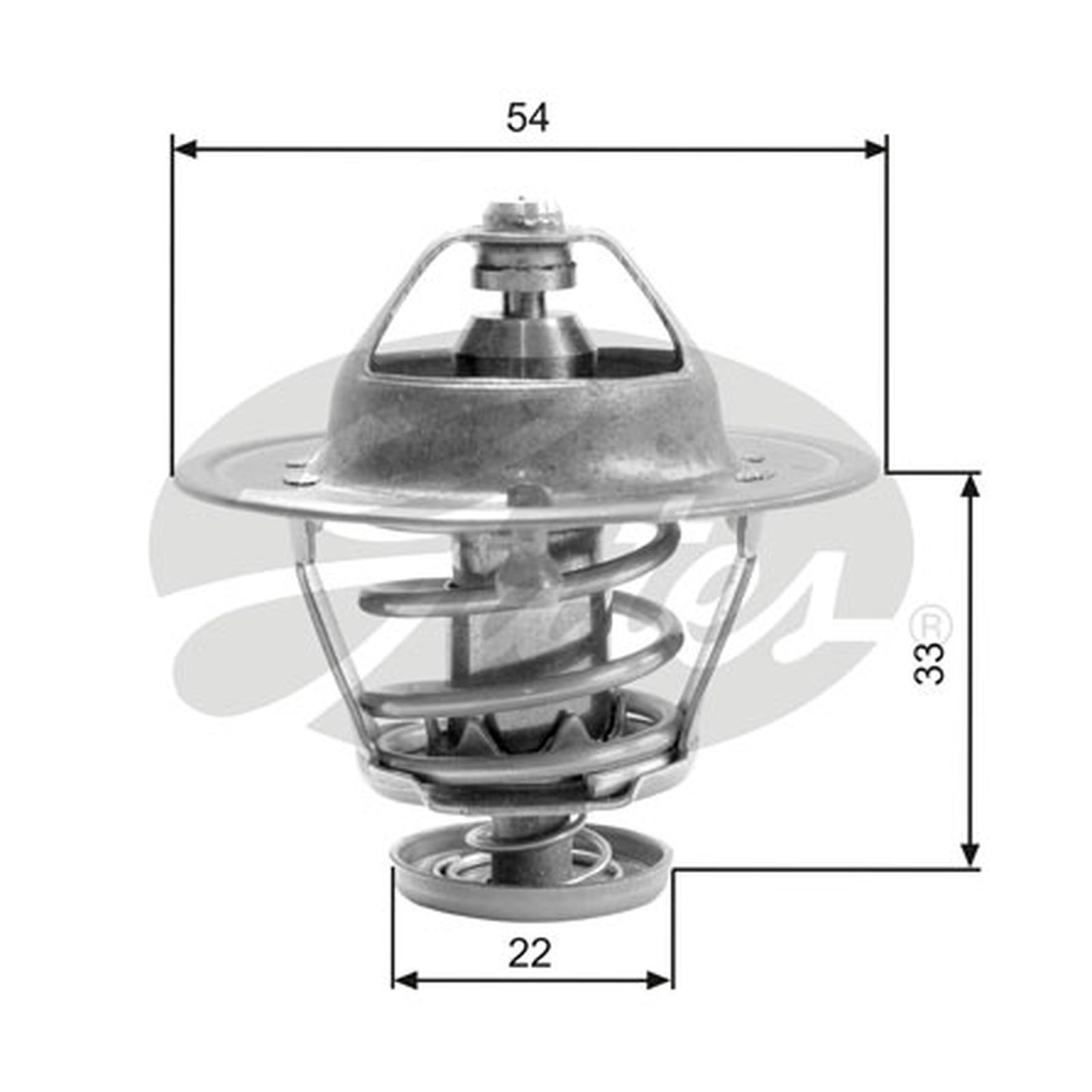 Coolant Thermostat fits ISUZU RODEO Mk1 3.0D 02 to 12 4JH1-TC Gates 4294280 New - Image 3
