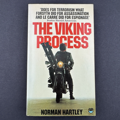 #ad Norman Hartley The Viking Process 1978 Paperback Fontana Vintage UK Thriller $14.95