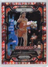 2024 Panini Prizm Monopoly WNBA Free Parking Prizm DiJonai Carrington #17 i0b
