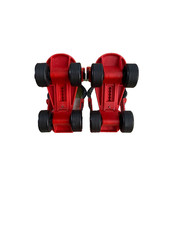 Vintage "Alien" red  Black roller skates by Gioca