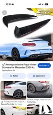 FLICS AERO FLAPS SCHWARZ PASST PASST F&Uuml;R MERCEDES W205 C-KLASSE