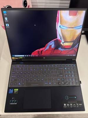 Acer Predator Helios 16 Gaming Laptop 16gb/1tb RTX4070, Black
