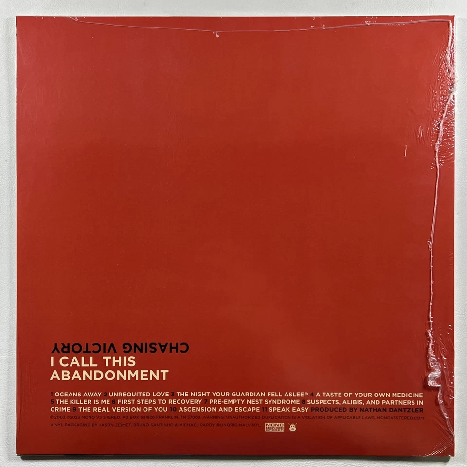 Chasing Victory “I Call This Abandonment” LP/Mono Vs Stereo (Sealed) 2023 Color - Image 2 of 2
