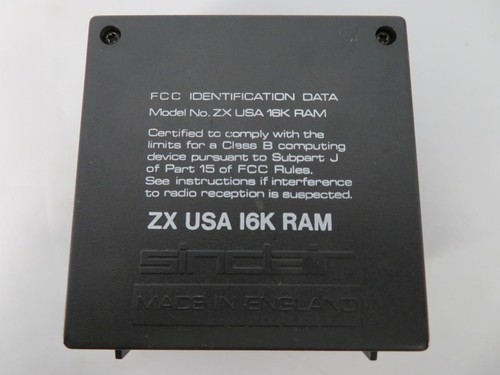 OEM Vintage Sinclair ZX 16K RAM Memory Pack for ZX81 - - UNTESTED! - - AS IS! - Bild 2 von 4