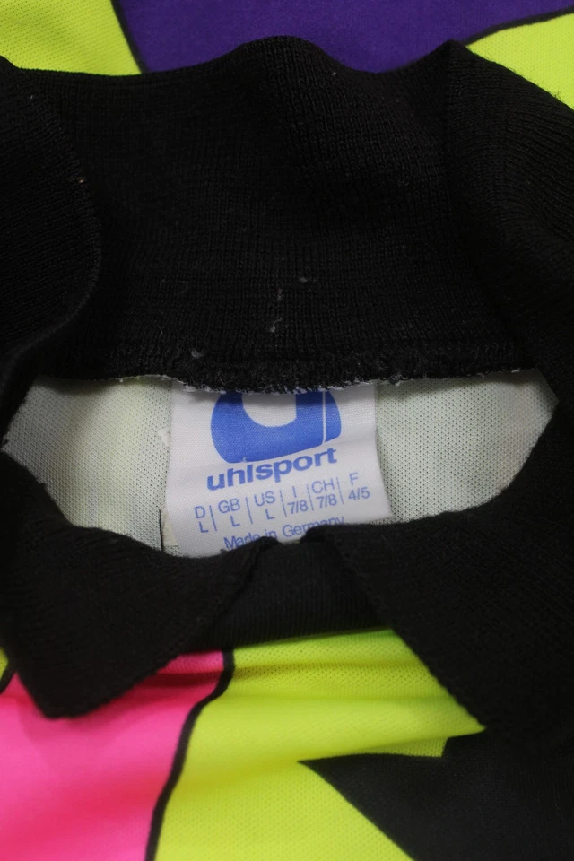 Maglia Calcio Portiere UHLSPORT PRO TG L P203 shirt maillot trikot GOALKEEPER - Immagine 3 di 3