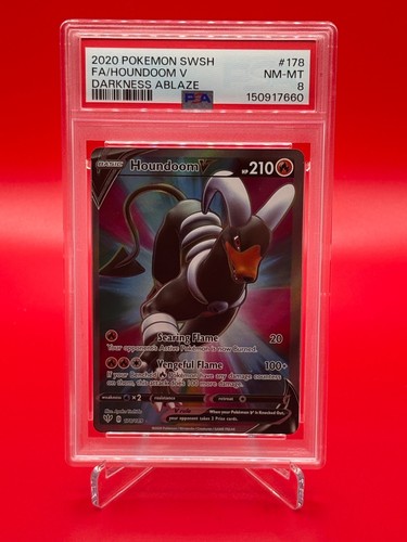 Houndoom V graded PSA 8 for sale on eBay