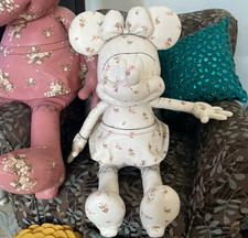 Coach Disney XL Minnie Mouse Floral Pattern Plush Toy White