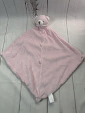Angel Dear Plush Pink Sleeping Teddy Bear Baby Security Lovey Blankie Blanket