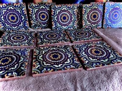  Mexico Spanish tile 4x4 6x6 10x10 all in one pieceI guarantee integrity of thpa