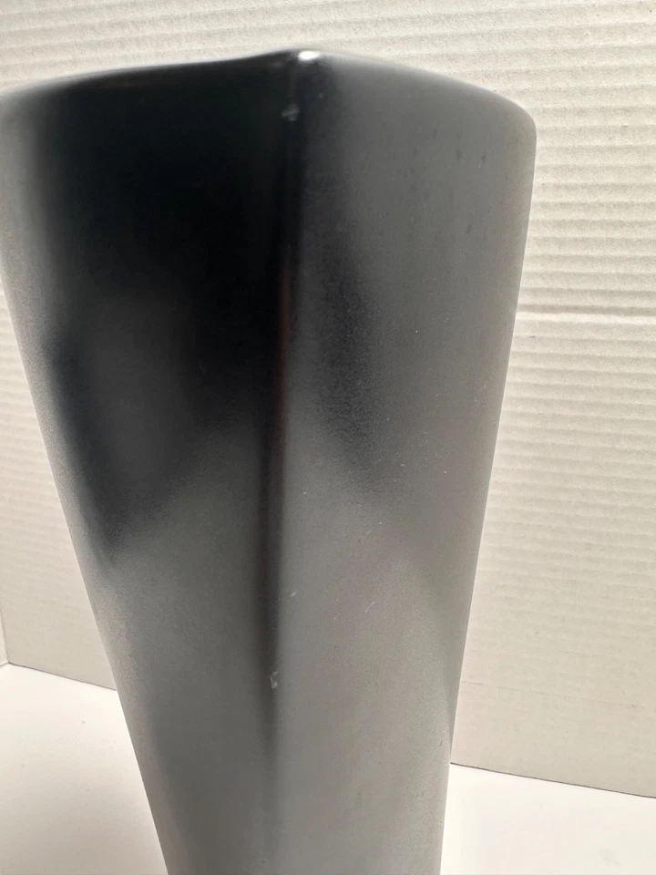 Tall Matte Black Ceramic Vase by ASA Germany - Modern Minimalist Decor - Image 4 of 4