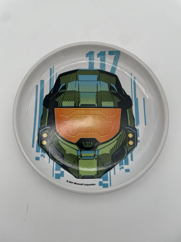 Zak! Halo Master Chief Mug & Plate Set – Xbox – Excellent Condition – Rare - Image 2 of 4
