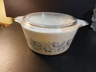 Vintage Pyrex Colonial Mist 474-B With Lid In Great Shape!