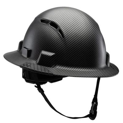 Lift Safety iDAX - Vented Hard Hat - Black Carbon HIDV-24CB