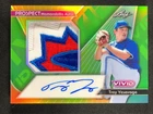 2026 Leaf Vivid TREY YESAVAGE Prospect Mem Auto! Green Prismatic #'d /25!