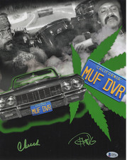 Tommy Chong Cheech Marin Signed 11x14 Photo Up in Smoke Autograph Beckett COA