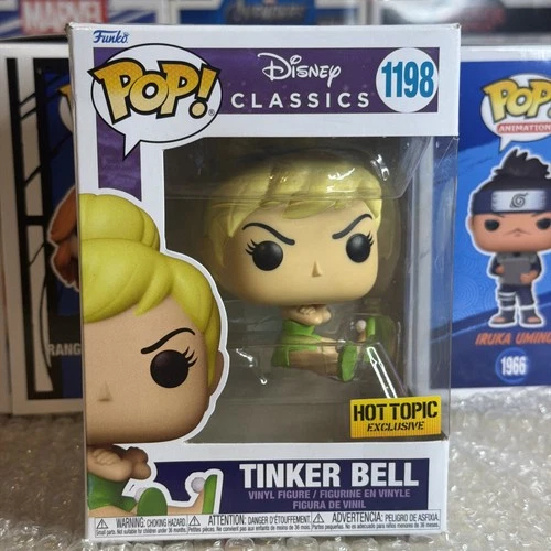 Funko Pop Disney Tinker Bell #1198 Hot Topic Exclusive BOX DAMAGE