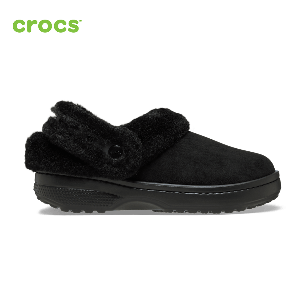 NEW CROCS Unfurgettable Vegan Suede Clog 212106 BLACK UNISEX SIZE