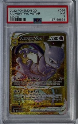 shiny mewtwo pokemon go card V 030/078 - Colorless Psy Purge (90×) Discard up to 3 Psychic Energy from your Pokémon 2022 Pokemon Swsh Black Star