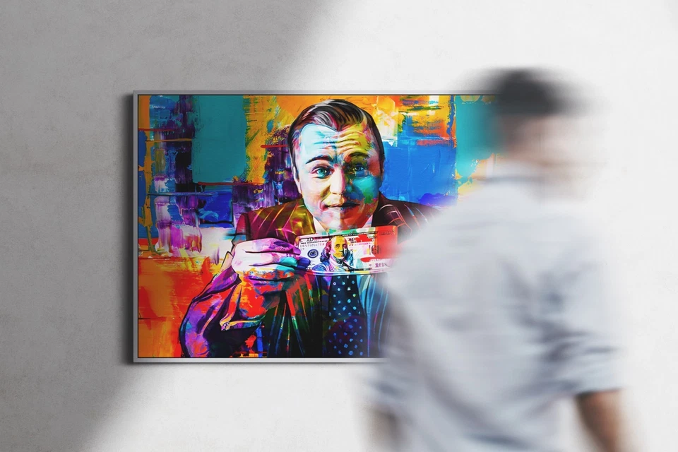 Wolf of Wall Street Money Poster or Canvas - Wolf of Wall Street Wall Art - Image 2 of 4