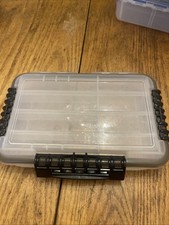 Plano Molding Plastic Fishing Tackle Box W/Small Compartments 10" x 6.5" 3640-1