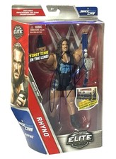 WWE RHYNO SIGNED ELITE COLLECTION SERIES 50 TOY WITH JSA COA AND CASE VERY RARE