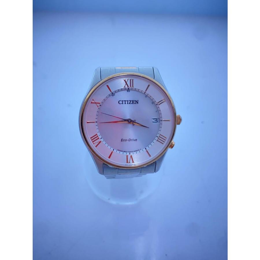 CITIZEN H415-S115132 White Case Size 3.5 ×3.5cm Used Watch #2104