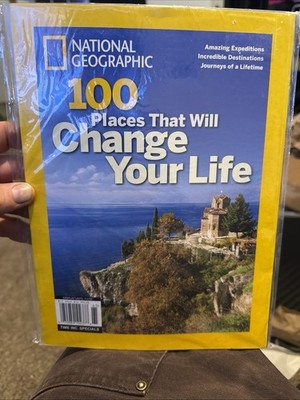 National Geographic Special Publication Magazine 100 Places Change Your Life