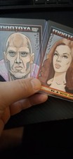 Star Trek The Animated Series -  JASON MONTOYA Sketch Card ~ Ruk And Andrea!