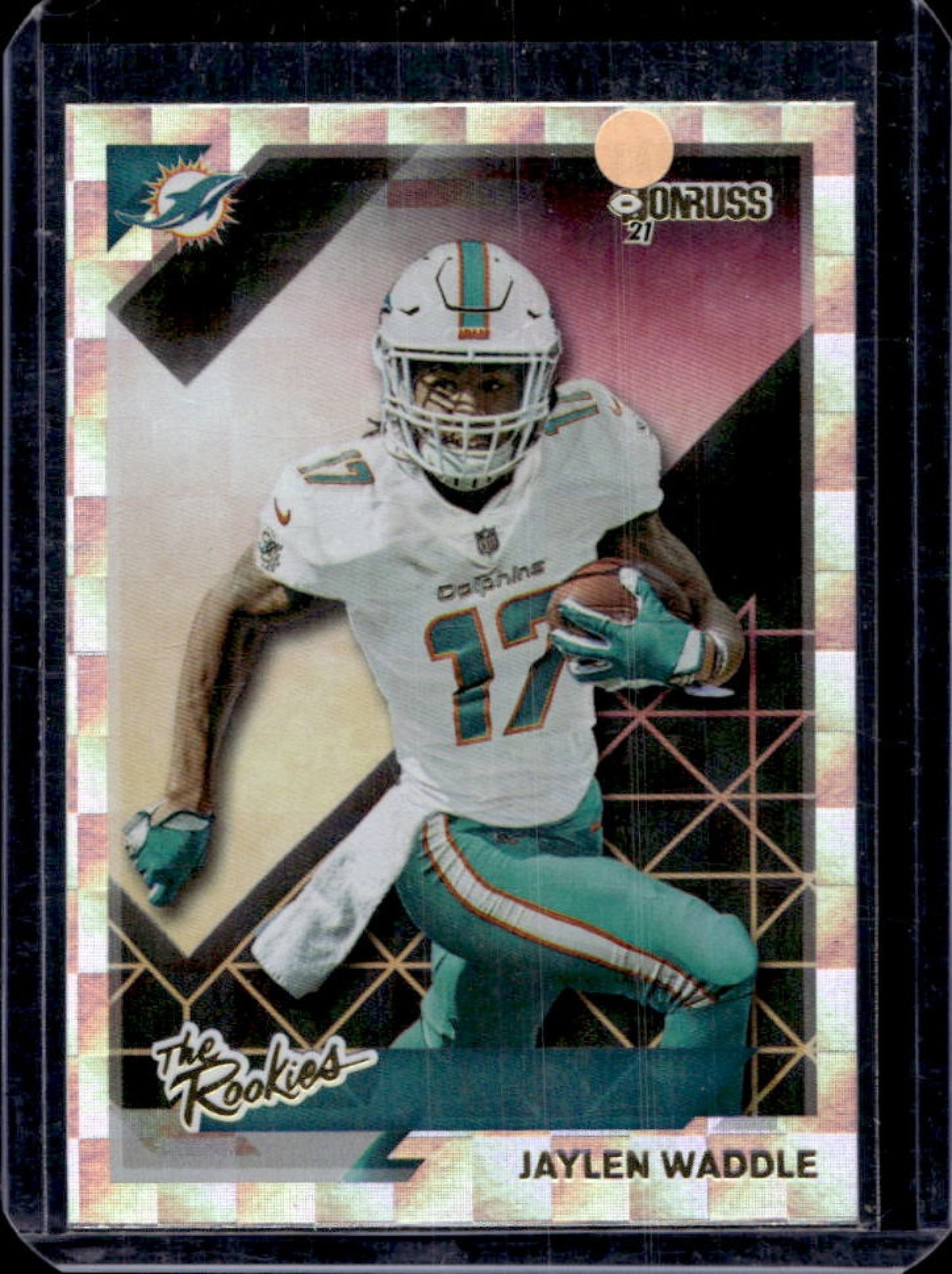 2021 Donruss Jaylen Waddle The Rookies Rookie RC #TR-JWA Dolphins