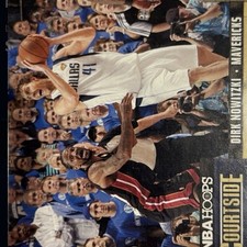 NBA Hoops Courtside Dirk Nowitzki Dallas Mavericks Basketball Insert Card