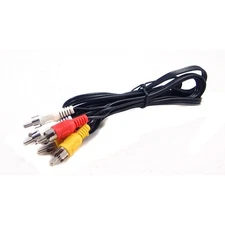 6'  SIGNATURE RCA AUDIO VIDEO CABLES RED-WHITE-YELLOW LOW COST FREE SHIPPING