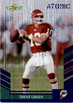 2007 Score #258 Trent Green Chiefs Atomic