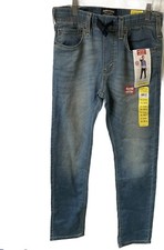 Levi's Strauss  Co. Signature Boys Blue Denim Flex Fabric Skinny Jeans Size 16