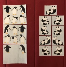Mrs Grossmans Vintage Stickers - PANDA or PENGUIN