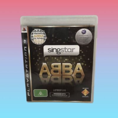 SINGSTAR ABBA Sony Playstation 3 Complete PAL Game Very Good Condition PS3