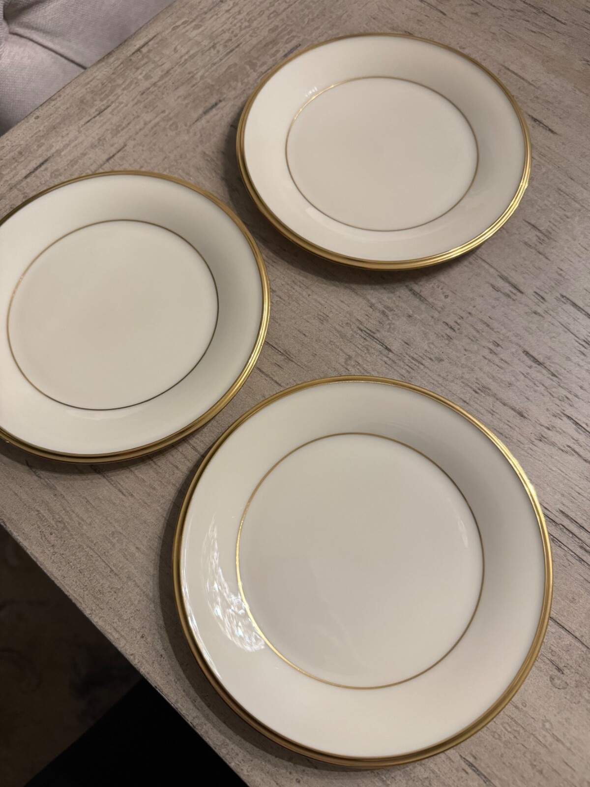 Lenox Eternal Bread and Butter Plate Ivory with Gold Trim eBay