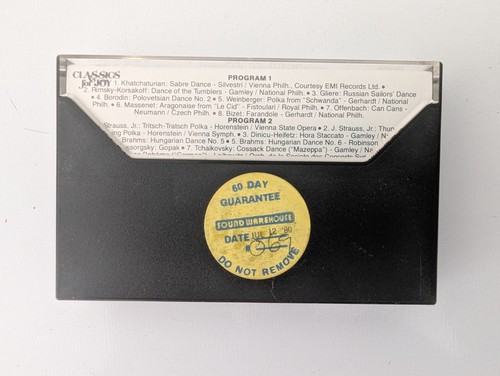 Sabre Dance Program Classics for Joy Quintessence brand (Cassette) - Picture 2 of 4