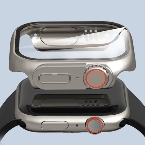 Full Coverage Hard Case with Screen Protector for Apple Watch 45mm 44mm 41 40mm - Zdjęcie 3 z 20