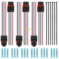 6PCS Pulse Power Bus Bar Plug Pigtail Connector For Polaris Ranger 1000 XP 18-24