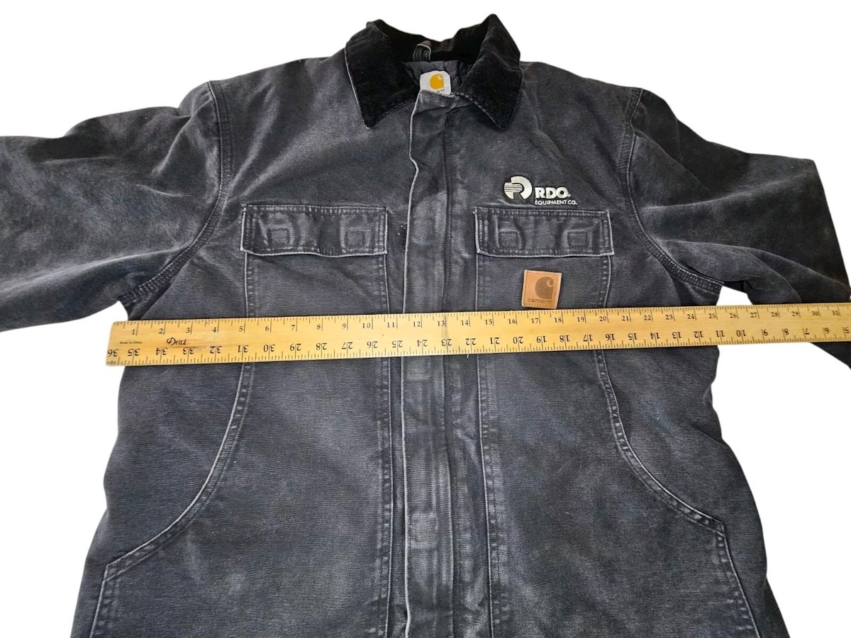 Carhartt Traditional Coat. Men's Large C26 BLK Duck Canvas Arctic