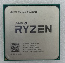 AMD Ryzen 5 1600X R5-1600X 3.6GHz 6 core 12Thr 95W socket AM4 CPU processor