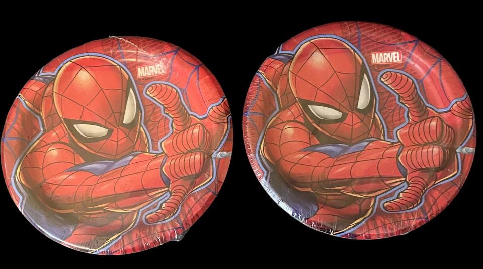 Spider-Man birthday plates 16 count brand new 6.75”  Marvel - Image 3 of 4