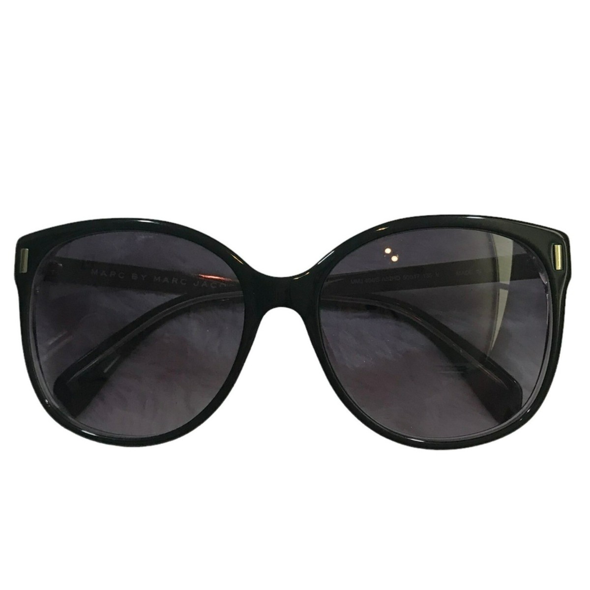 MARC BY MARC JACOBS BLACK SUNGLASSES MMJ 464/S ROUND OVAL MARC BY MARC JACOBS BLACK SUNGLASSES MMJ 464/S ROUND OVAL
