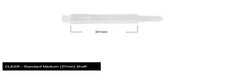 Harrows Clic Standard Medium 2ba Dart Shafts - Clear